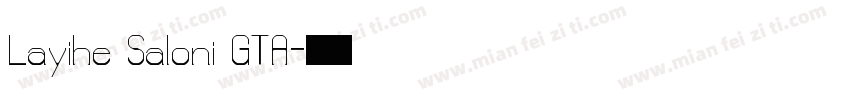 Layihe Saloni GTA字体转换